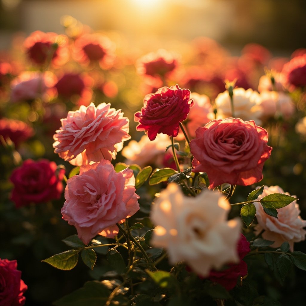 玫瑰花境设计：打造一个四季有花的浪漫花园